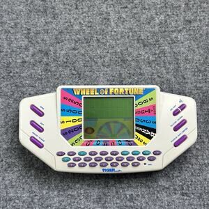 Vintage Tiger Handheld Electronic Game Wheel of Fortune (1995) + Game- For Parts